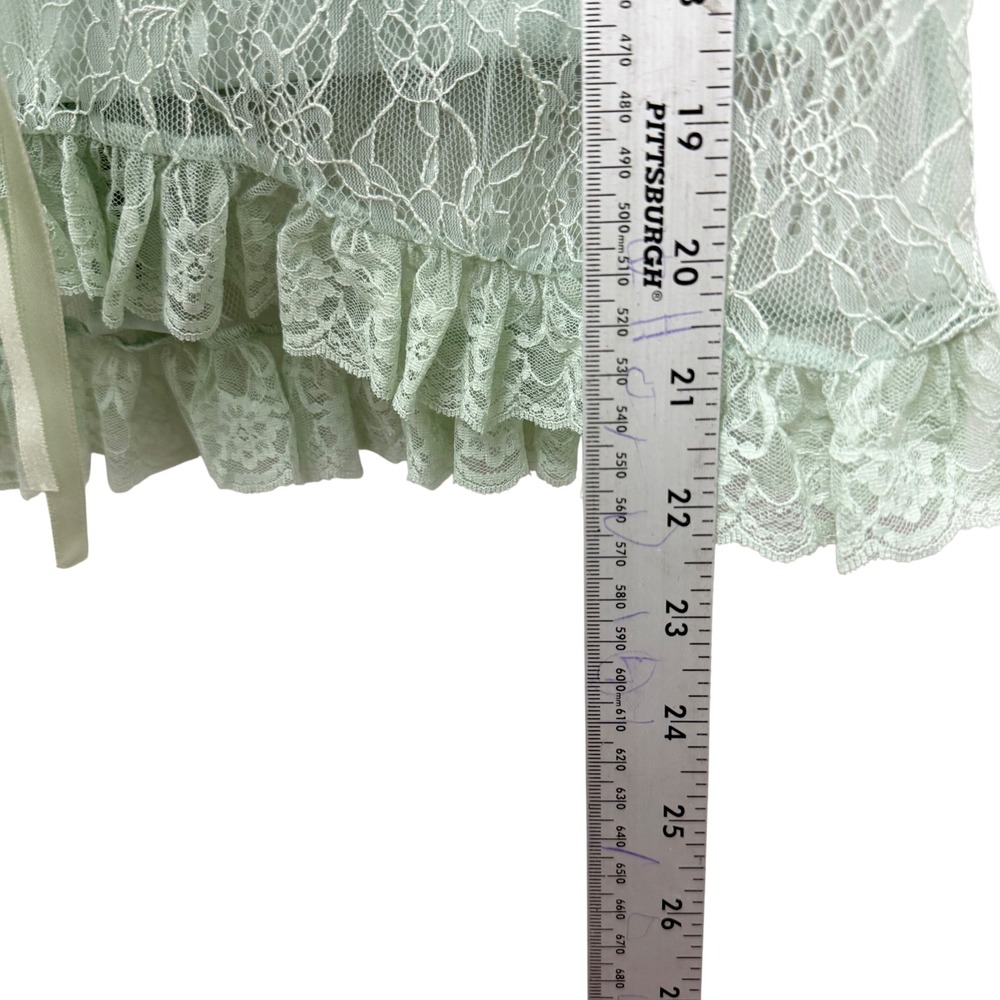 ALICE‎ + OLIVIA  Alessia Lace Top in Green Size 10 NWT - Picture 13 of 13